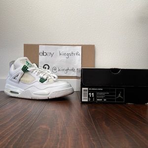 Nike Air Jordan 4 Retro. Classic Green. Released in 2004. Worn size 11.